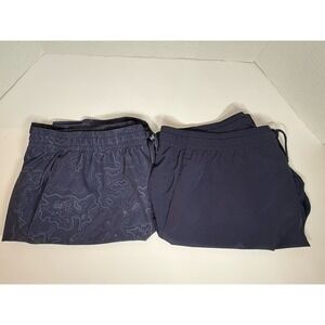 2 Bear Bottom Shorts Men's 2XL Blue & Topo 7" Athletic Running Linerless Shorts